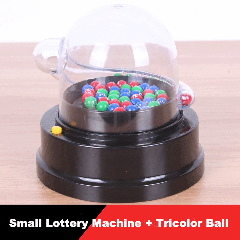 Premium Mini Electric Lucky Digital Picker + Color Ball Party Bingo Lucky Ball Game Bar Club Restaurant Cafe Game Supplies: Package A