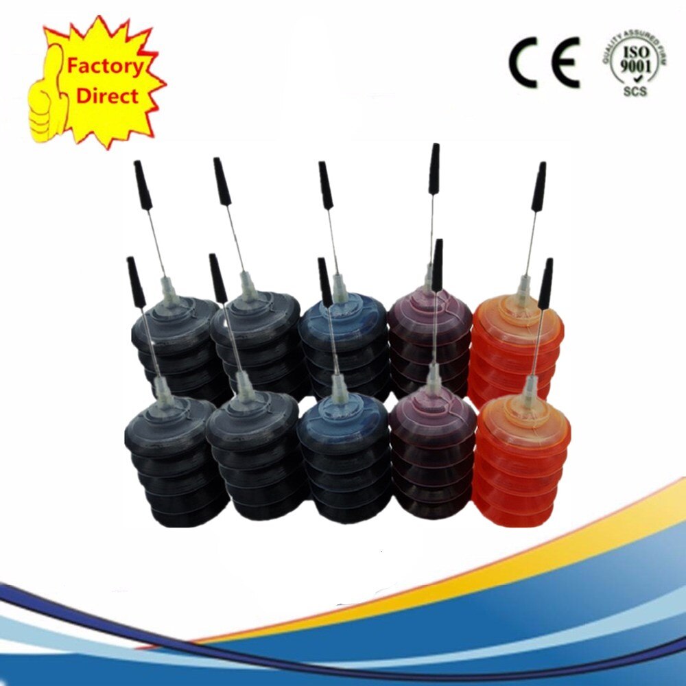 Universal 4 Color Dye Ink 4Color Premium Refill Dye Ink General printer ink all models: 30ML 2SET 2BK