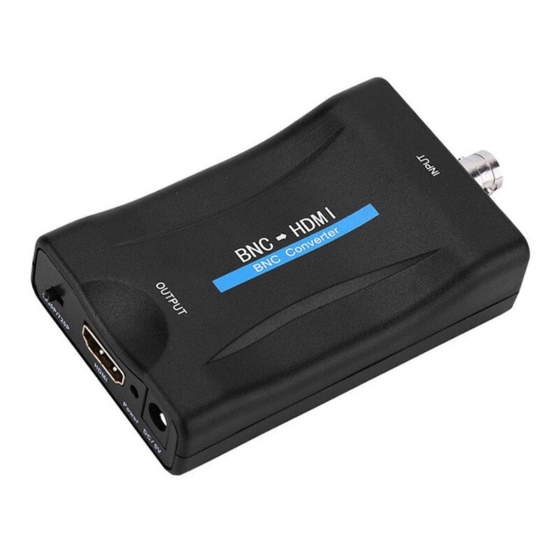 BNC to HDMI Converter Adapter Female CVBS BNC HDMI Coax 1080P Output HDCP Hook Security Camera DVRs Surveillance: Default Title