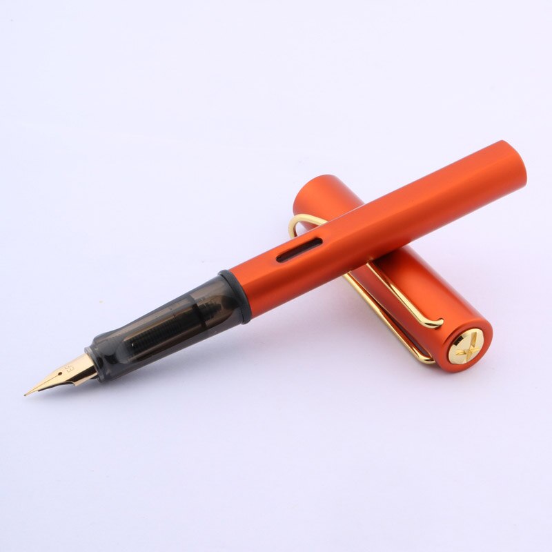 multiple 01 colour Fountain Pen ink pens Frosted holder metal EF 0.38mm Stationery Office school supplies: A3