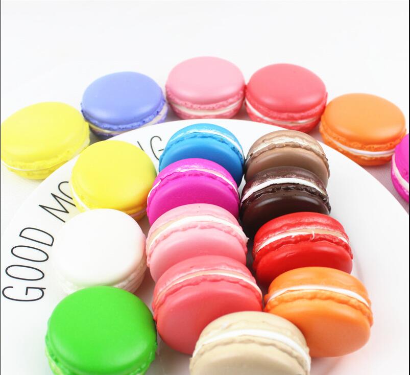 12pcs Artificial Macaron Biscuit Cakes High Simulation Dessert Food for Home Kitchen Decoration Photography Props Crafts