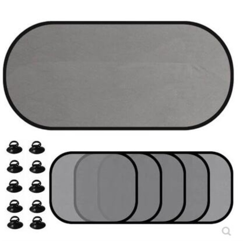 1/5 Stuks Auto Raam Zonnescherm Cover Zon Uv Bescherming Auto Voor Achter Zwart Gordijn Zijde Glas Mesh Zonneschermen Accessoires