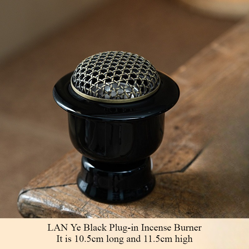 Tradycyjny elektryczny kadzielnik o wysokiej temperaturze, może palić na sucho 520 stopnie, ceramiczny przedmiot dekoracyjny do użytku domowego w herbaciarniach: Żółty