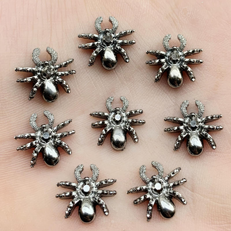 60Pcs Animal Art Designs Spider Sieraden Charmes Diy Halloween Decoraties Accessoires 13mm-B58: B584