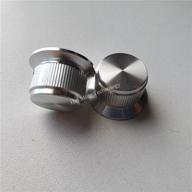 4pcs aluminum plastic knob potentiometer knob 24*14.5*6mm potentiometer cap Volume knob switch cap Encoder amplifier