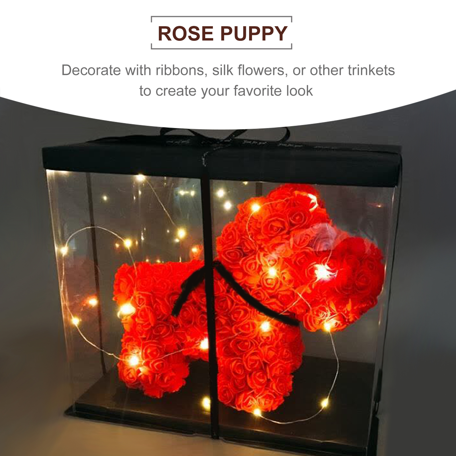 Polystyrene Modelling Puppy Mould for Wedding Party Decoration