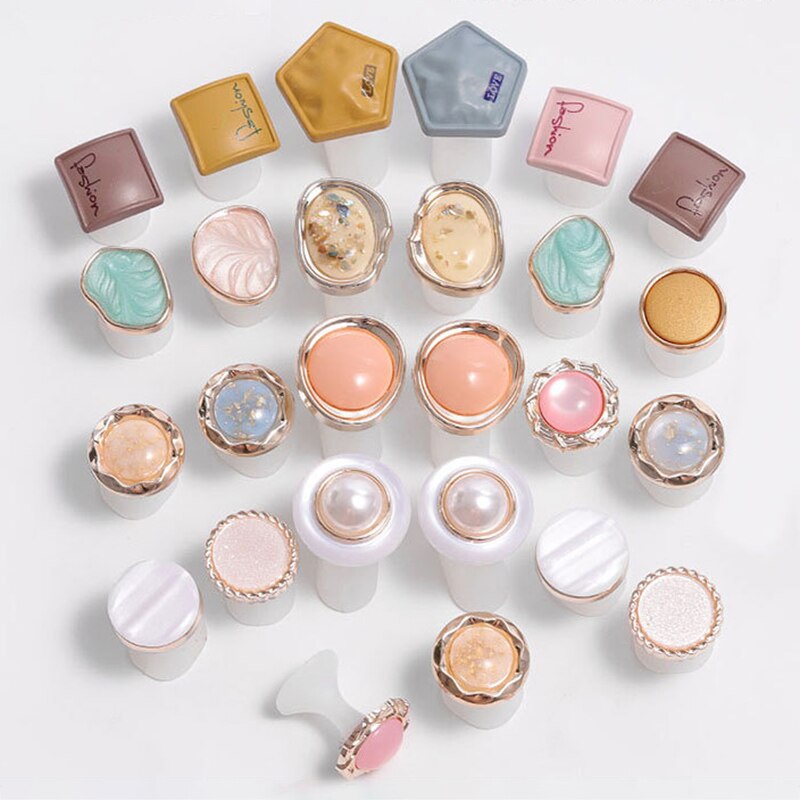 8pcs Pedicure Tool Toe Silicone Separator Toe Spacers Dividers Nail Art DIY Tools Reusable PR