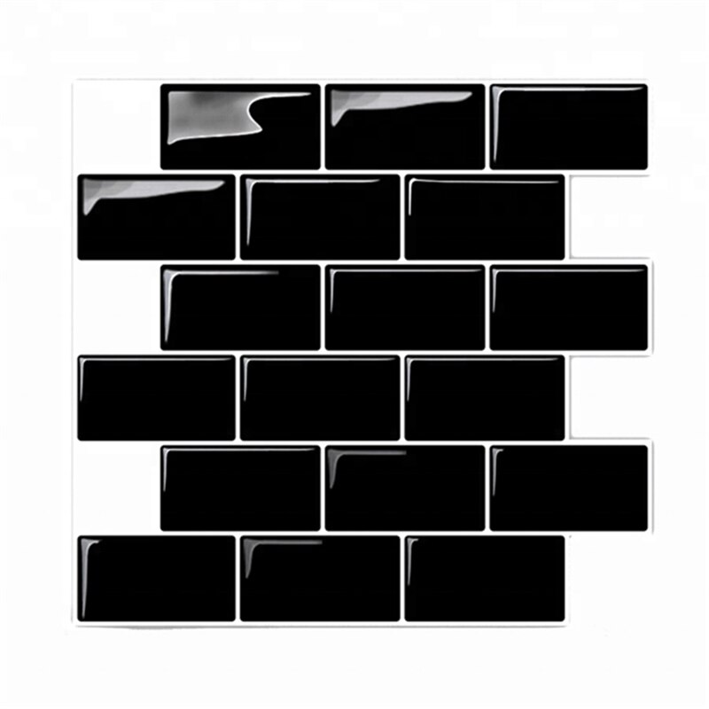 3d väggklistermärken tegel tapet kakel för kök badrum backsplash aunty-kakel heminredning 30 x 30cm: Default Title