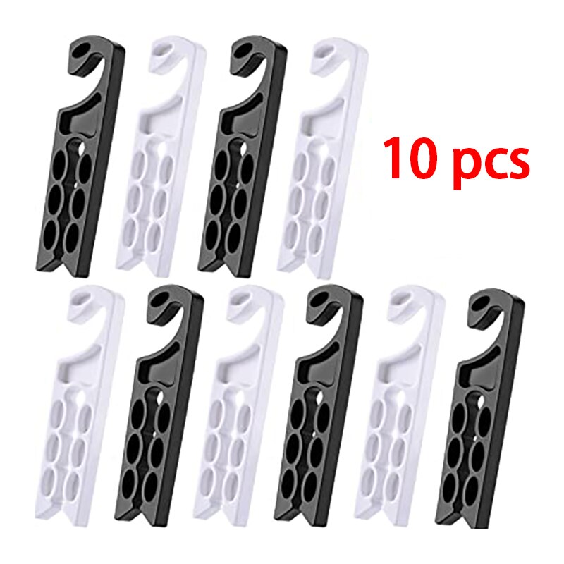 10 stk bil lufteventil holder ventil krokhenger mobiltelefon bilfeste øretelefonkabel oppruller briller oppbevaringsklips masker organisator: 5 svarte 5 hvite