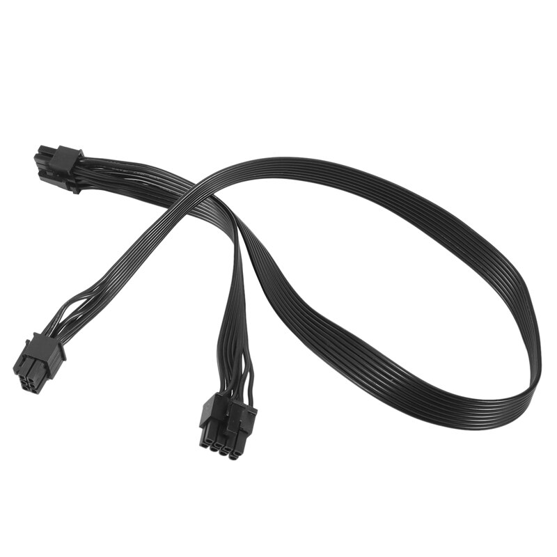 PCI-E 6 Pin to 2 Ports 6+2 Pin Power Supply Cable 6Pin to 8Pin for Cooler Master V Series V850 V700 V1000 Modular PSU
