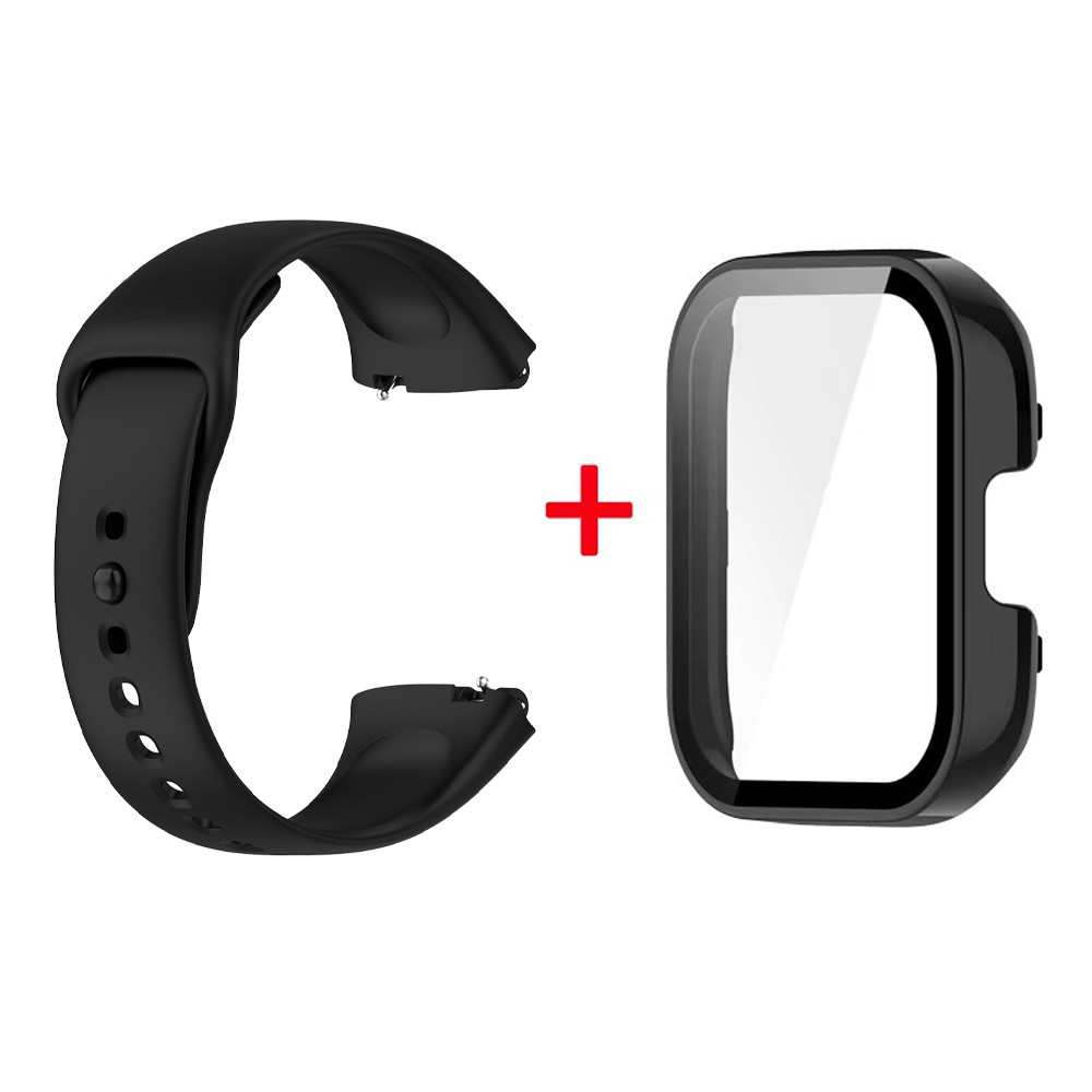 Silikonarmband + Hülle für Xiaomi Redmi Watch 3 Active Band Smartwatch Zubehör Sportarmband für Redmi Watch 3 Active/Lite Case