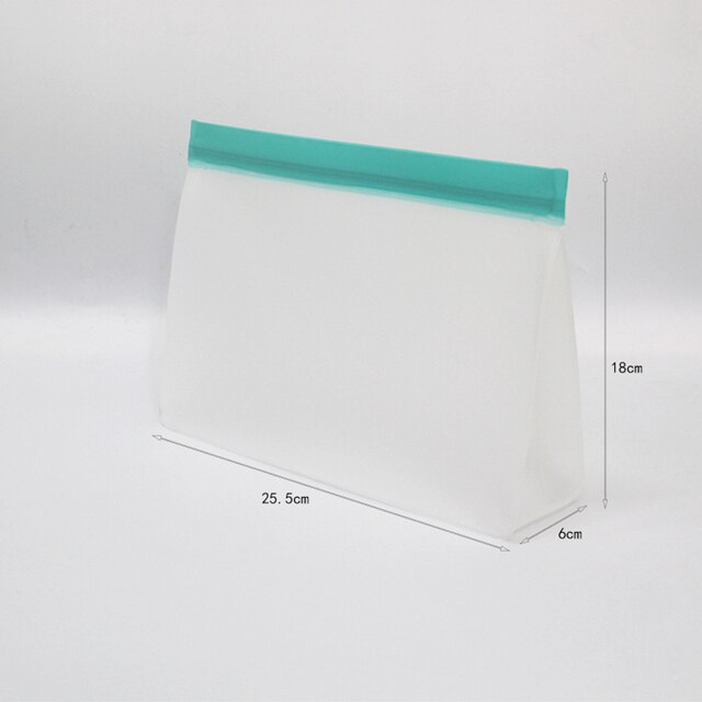 Silicone Voedsel Opslag Container Lekvrij Containers Herbruikbare Stand Up Zip Shut Zakken Cup Verse Zak Voedsel Thuis Keuken Organizer