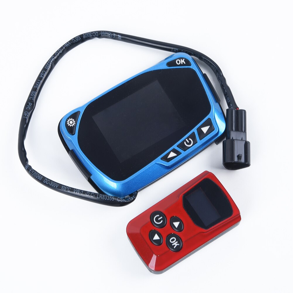 Car LCD Monitor Remote Control Controller Switch Black For Air Parking Diesel