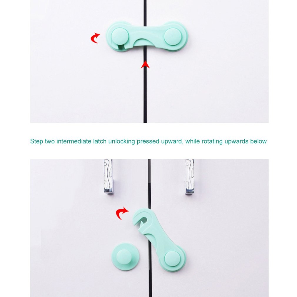Children's safe drawer lock Baby cabinet refrigerator lock Anti-pinch Door Drawer Lock Wardrobe Protect Kids