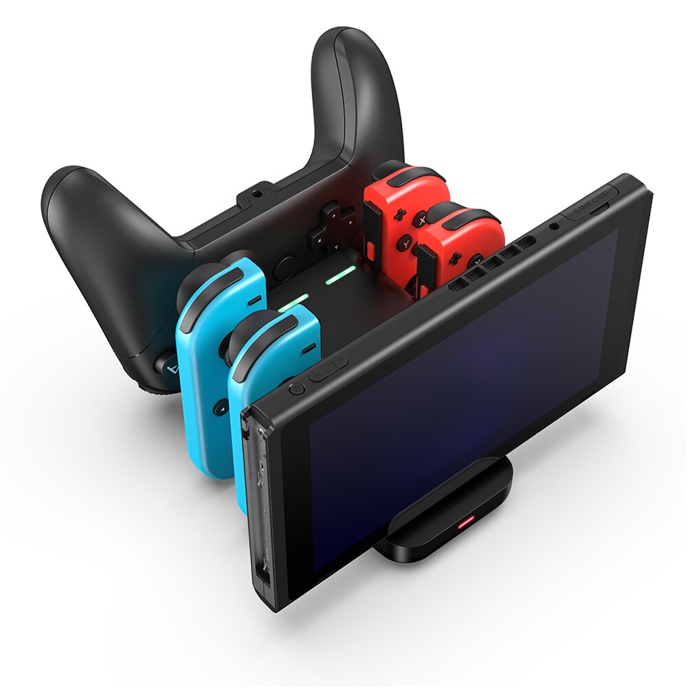 Base Charging Support for Nintendo Switch Joycon Pro Game Console Battery Charger Dock Hand Control Controller Stand