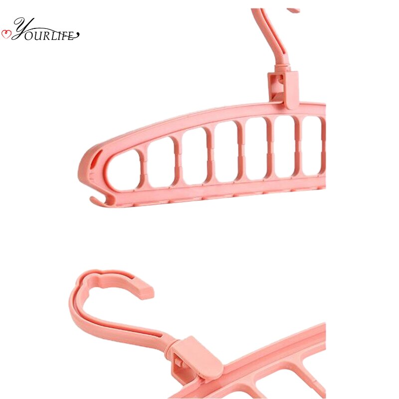 OYOURLIFE Multi-function Magic Clothes Hanger Rotatable Hanger Drying Rack Outdoor Anti-Slip Hangers For Clothes Laundry Rack