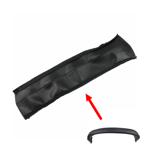 Manico per carrozzina in pelle Pu per Stokke Xplory V4 / V5 passeggino bracciolo custodia protettiva coperture accessori per carrozzina: baby 1 pcs black