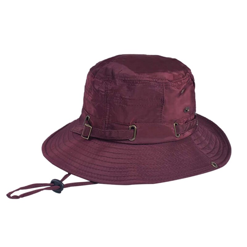 Outdoor Protection Summer Boonie For Men And Women Foldable Bucket Hat For Hiking Sun Hat, Waterproof Fishing Sun Hat: JR