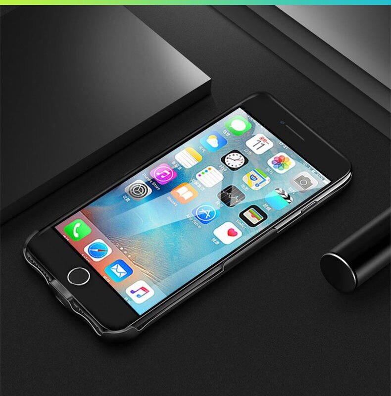 20000mah Power bank case dla iPhone 6 6s 7 plus case ładowarka Case dla iPhone X XS XR 11 Pro Power Bank ładowanie przypadku