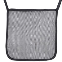 Bolsa de carrinho de bebê, malha para armazenamento de carrinho de bebê, organizador de assento, bolsa de transporte, acessórios, imperdível: black
