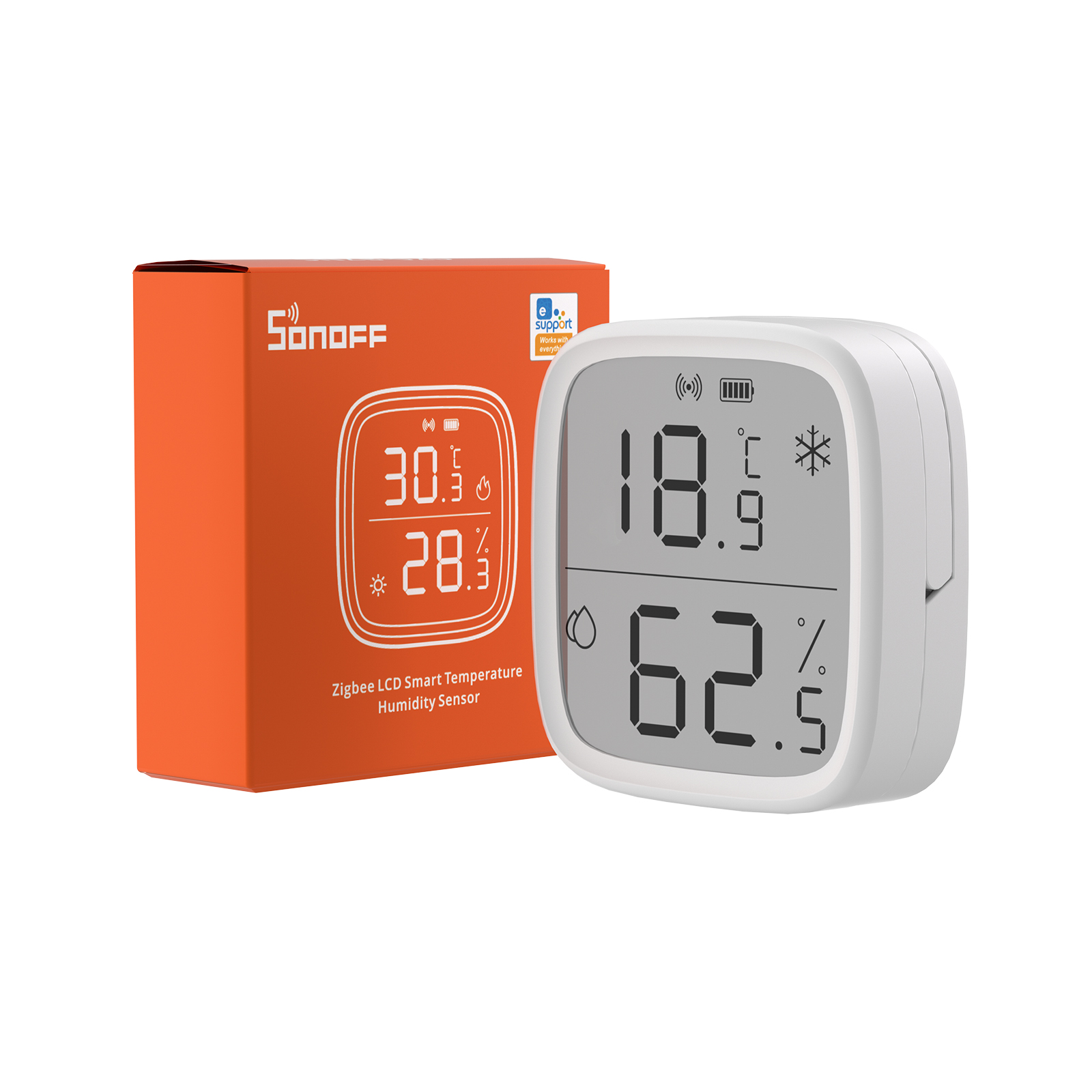 SONOFF Zigbee Bridge / draadloze schakelaar / temperatuur- en vochtigheidssensor / bewegingssensor / draadloze deur-raamsensor Zigbee 3.0: Bundle6