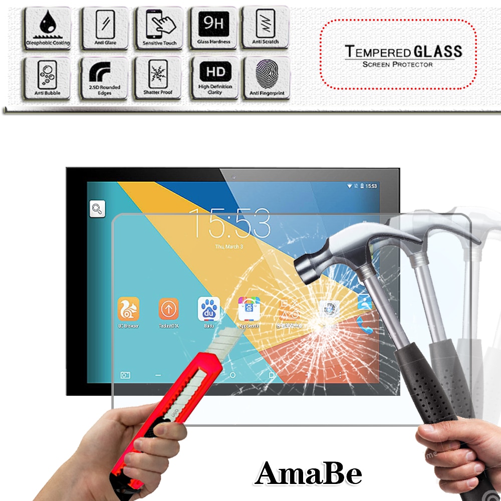 9H Protector de pantalla de cristal templado para Teclast Tbook 10 S/Tbook 10/X10/X98 aire II/X98 Plus/X98 aire comprimido cristal templado Protector: Teclast X10