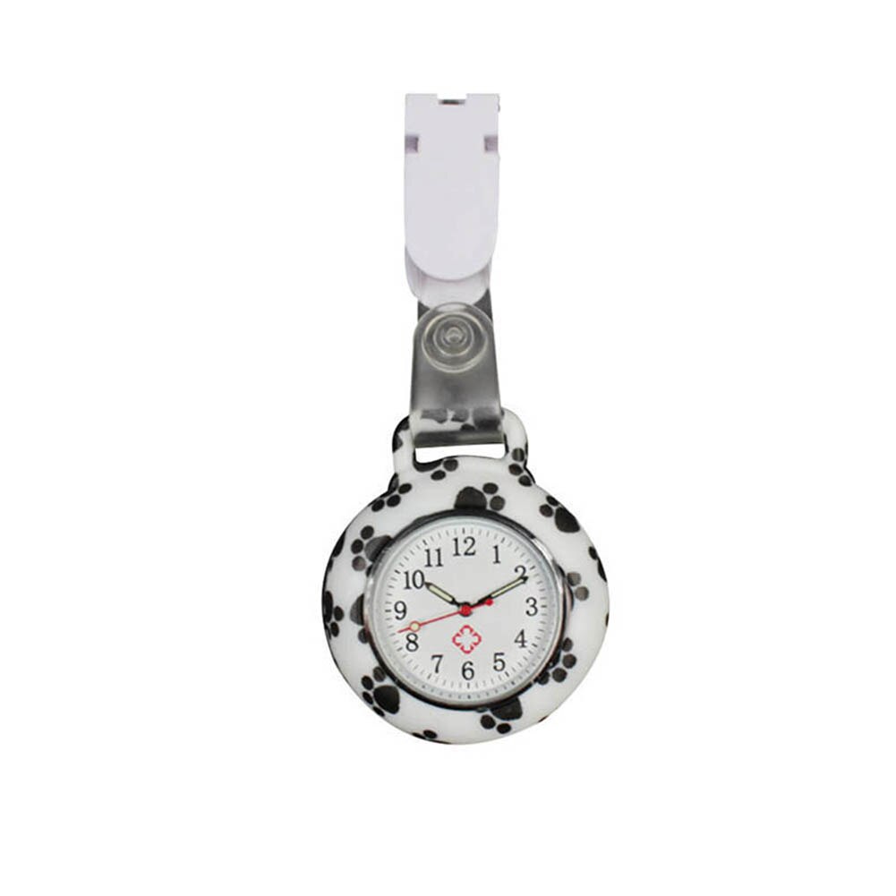 Reloj de bolsillo para enfermeras, pulsera de silicona de cuarzo para Doctor TT @ 88: B