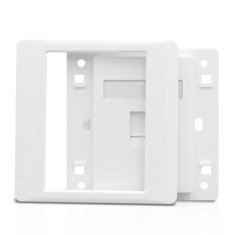 1 Port Cat 3 RJ11 Phone Socket Wall Outlet White C... Grandado