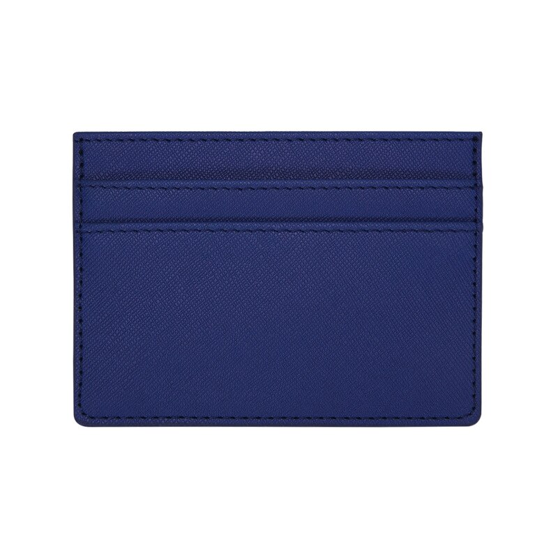 Multi Slot Card Holder Slim Bank Credit Card ID Cards Coin Pouch Case Bag Wallet Organizer Women Men Thin Business Card Wallet: B-dark blue