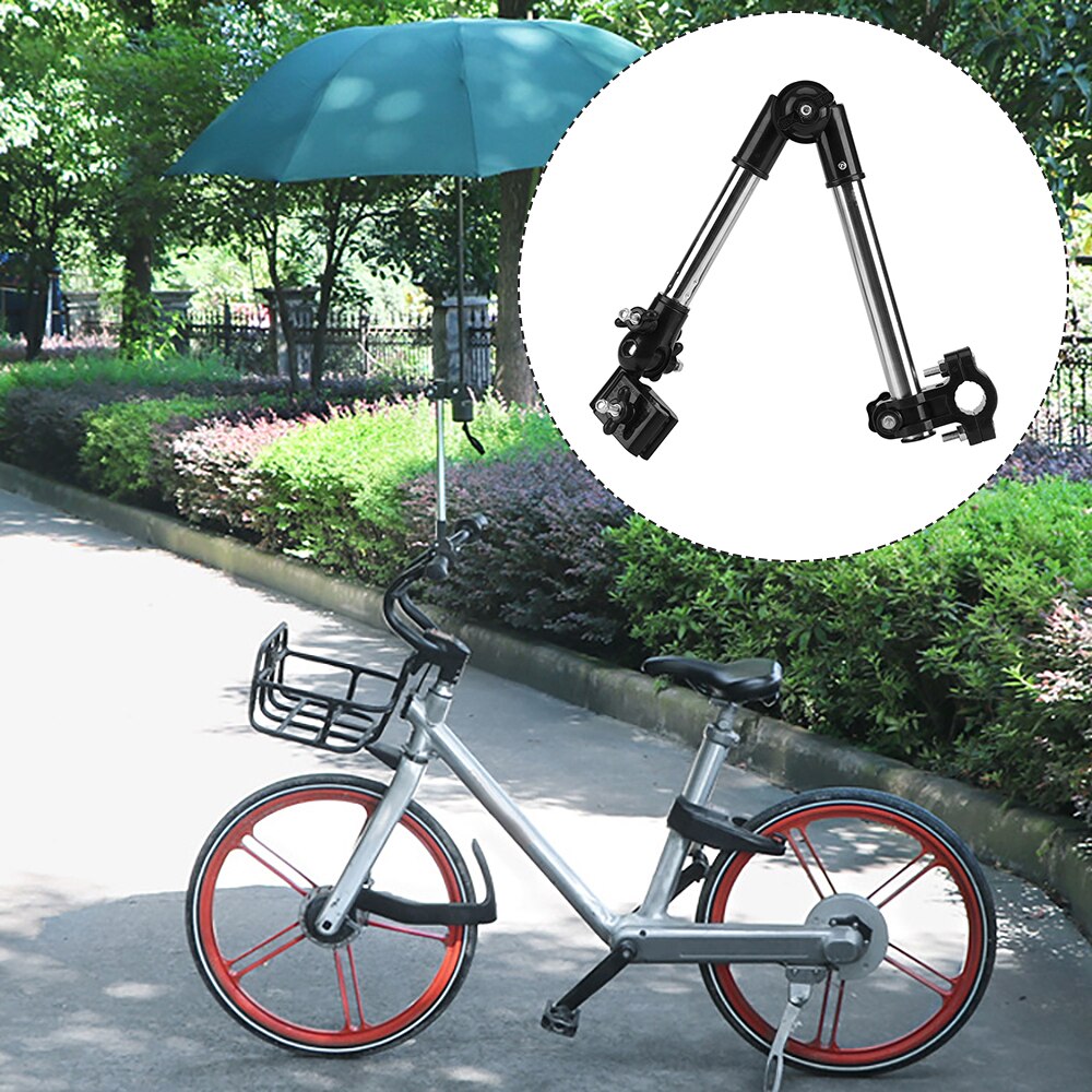 Paraplu Standaard Fietsen - Rolstoel En Kinderwagen Parasolbevestiging,Compacte Fietsaccessoires Voor Buitensporten Met Universele Bevestiging