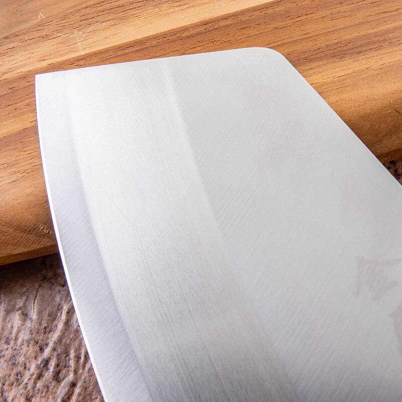 Kockkniv rostfritt stål 7 tum kinesiska köksknivar kött fisk grönsaker skärkniv supervass blad rosenträ klyfve