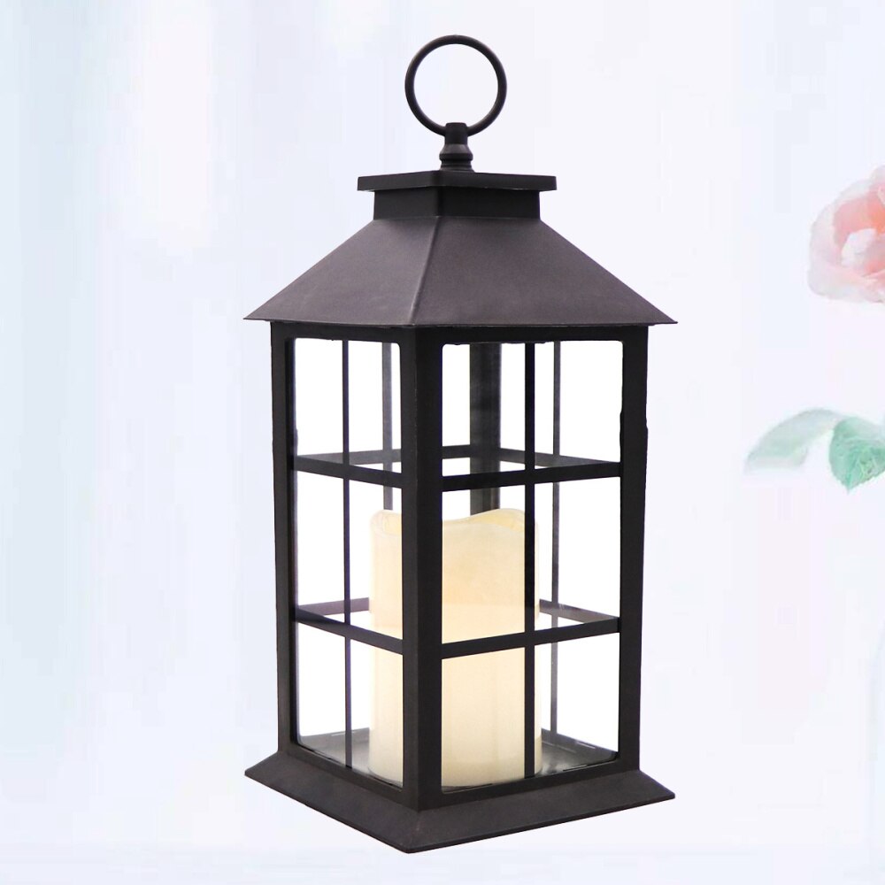 1pc stearinlys vindlampe haveindretningslys til hjemmefest