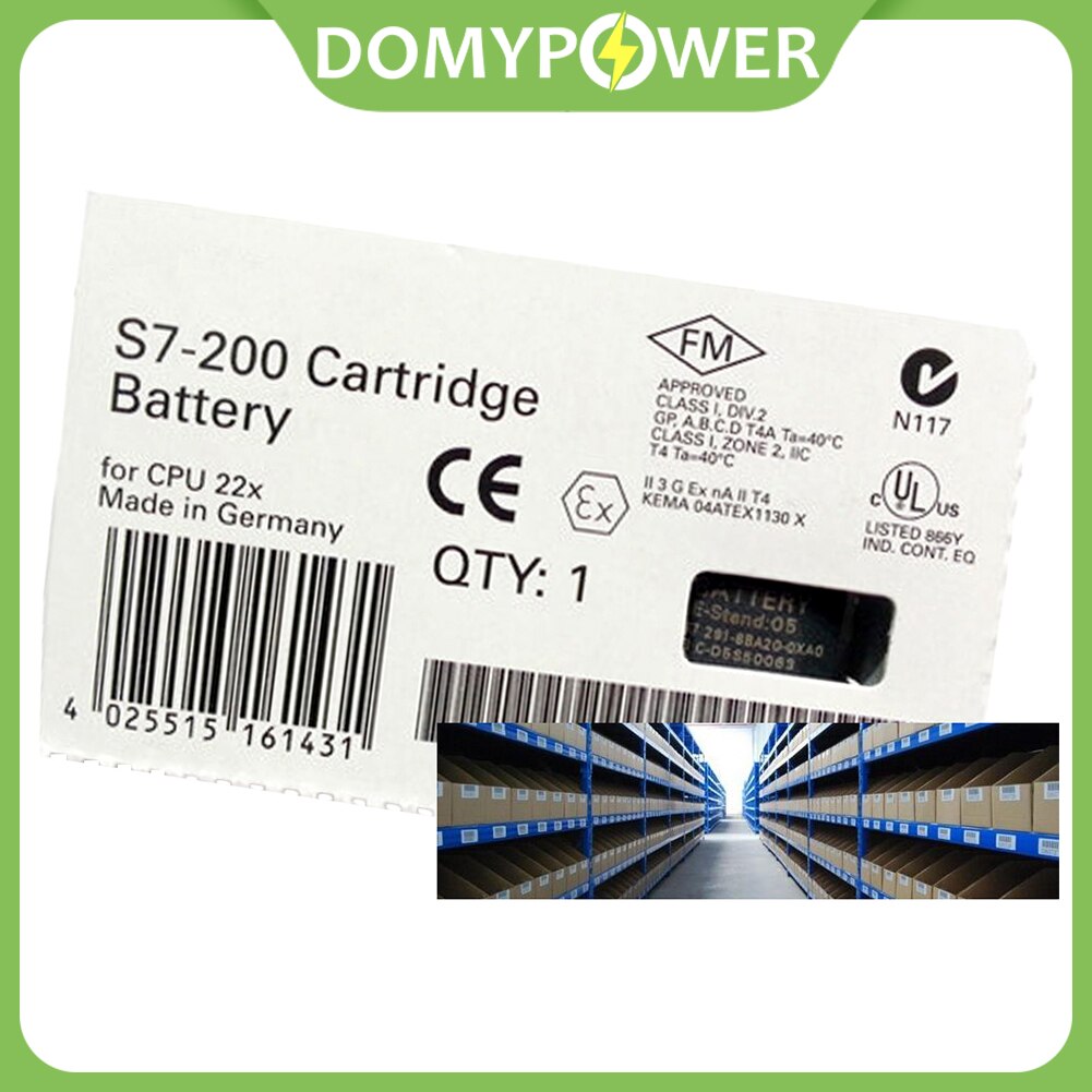 S7-200 Batterij 6ES7291-8BA20-0XA0 Cartridge Plc 22X Cartridge Batterij Voor Siemens Cpu 22X Siemens Plc S7-200 6ES7291-8BA20-0XA0