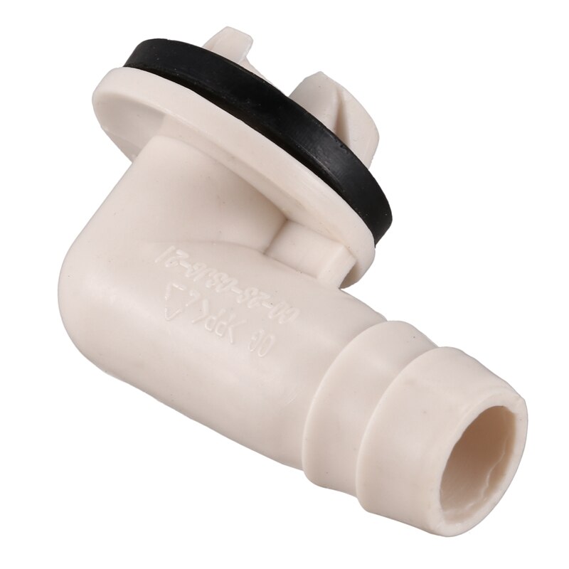 Klimaanlage Ac Ablauf Schlauch Anschluss Ellbogen passend zu mit Gummi Ring für Mini-Teilt Einheiten und Fenster Ac Einheit 3/5 zoll (15Mm)