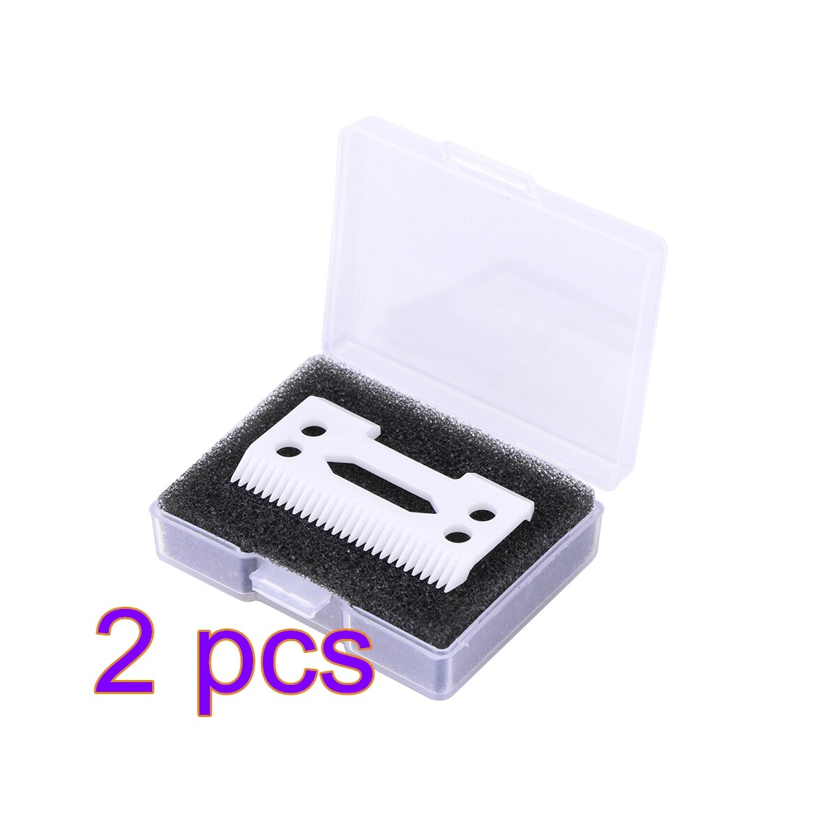 28 Teeth Zirconia Ceramic Clipper Blade For Clipper Top Hair Accessories Good Sharpness High Strength Support: 2 pcs