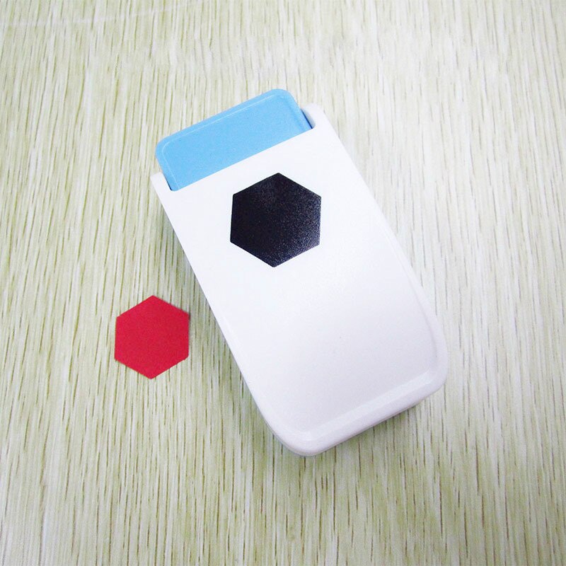 1 Pcs Tuba Embossing Machine Handleiding Diy Druk Grafiek Hit Bloem Papier Cutter Furador Punch Scrapbooking Eva Para Artesanato: Hexagon 2 5 mm