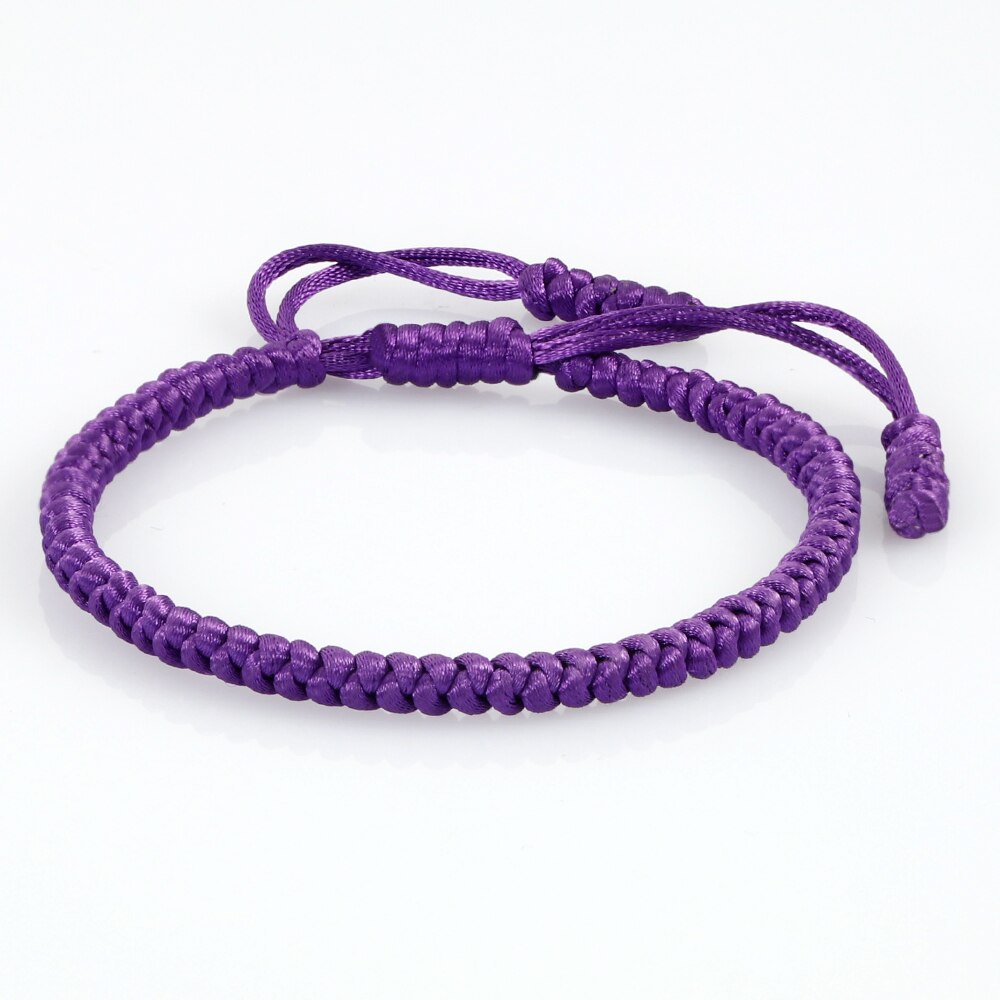 19 Colors String Braided Bracelet Men Women Handmade Tibetan Bracelets Bangles Lucky Rope Thread Prayer Jewelry Friendship: Style 15