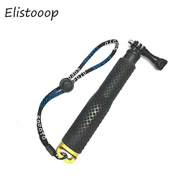 Perche à retardateur, monopode étanche, perche à Selfie portable pour caméra Gopro Hero 4 3 + 3 2 1: YELLOW