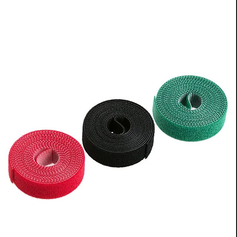 Multi-Functional Velcro Tied Headphone Network Cable Data Cable For Easy Storage Free Cutting Reusable Strong Sticking Force