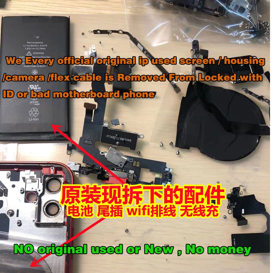 Official Original USB Charging Port Flex for IPhone 6 6s Plus 6sp 7 8 Plus SE2 Dock Connector Mic Flex Replacement Repair Parts