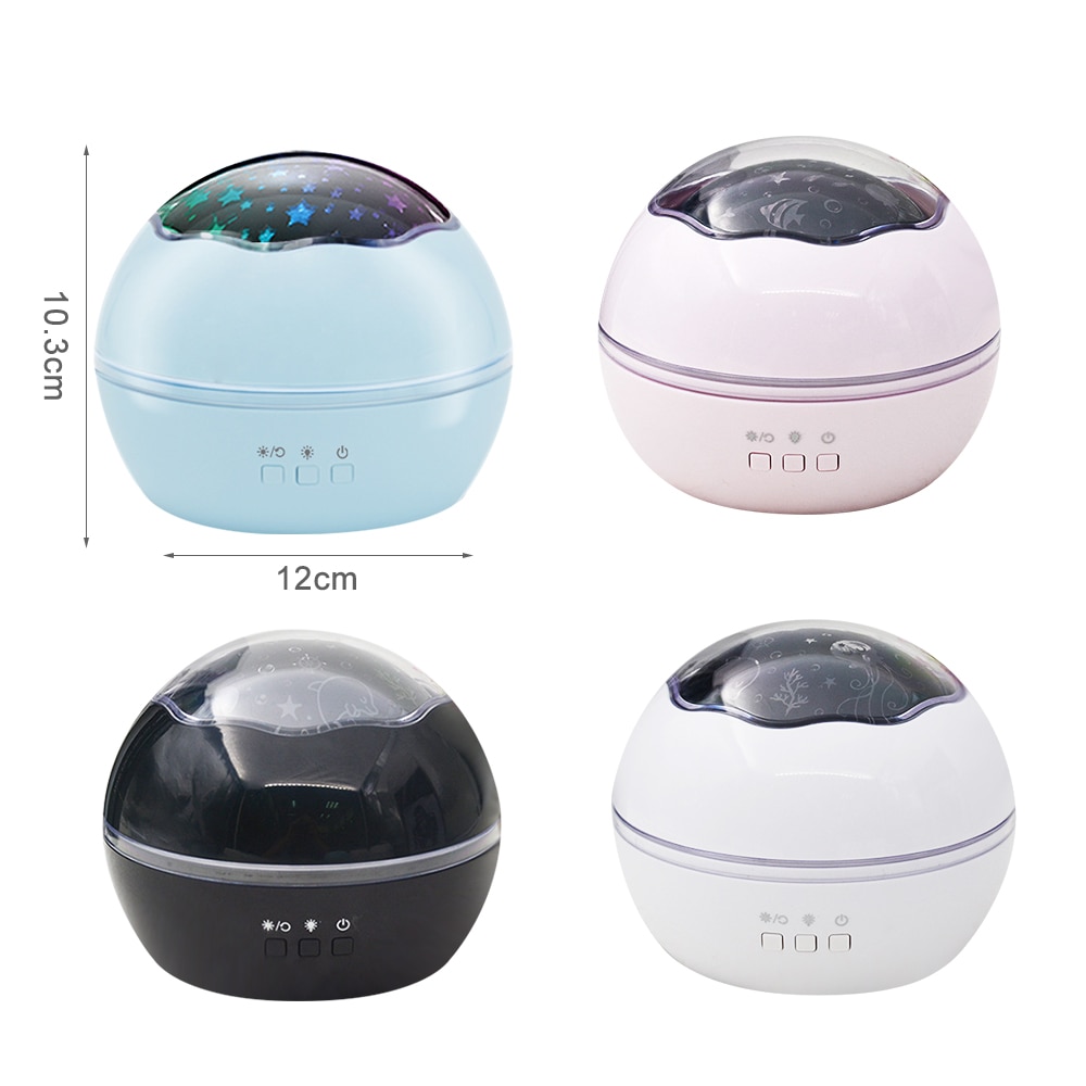 Ster Licht Projector LED Night Star Moon Master Kinderen Kids Baby Romantische Kleurrijke Decor Batterij Projectielamp