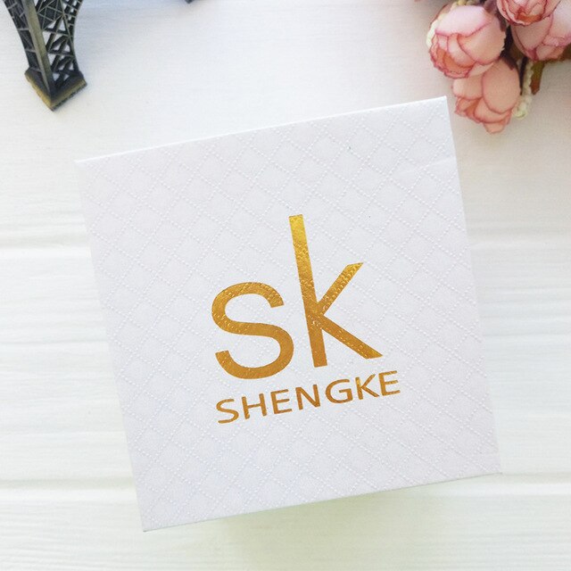 Shengke Horloge Doos Mode Vierkante Horloge Doos Vrouwen Mannen Horloge Box Voor Horloge Meisje Jongen Horloges Doos