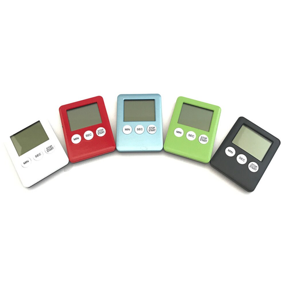 Koken Countdown Wekker Stopwatch Professionele Handheld Lcd Chronograaf Mini Lcd Digitale Display Keuken Timer