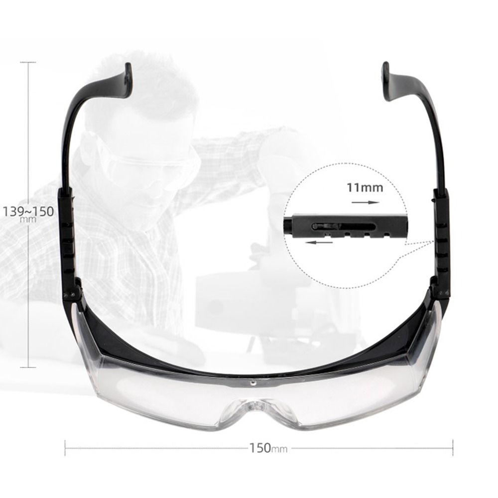 Gafas de seguridad para el trabajo, lentes de protección ocular antisalpicaduras, a prueba de viento y polvo, impermeables, para ciclismo, 1 piezas