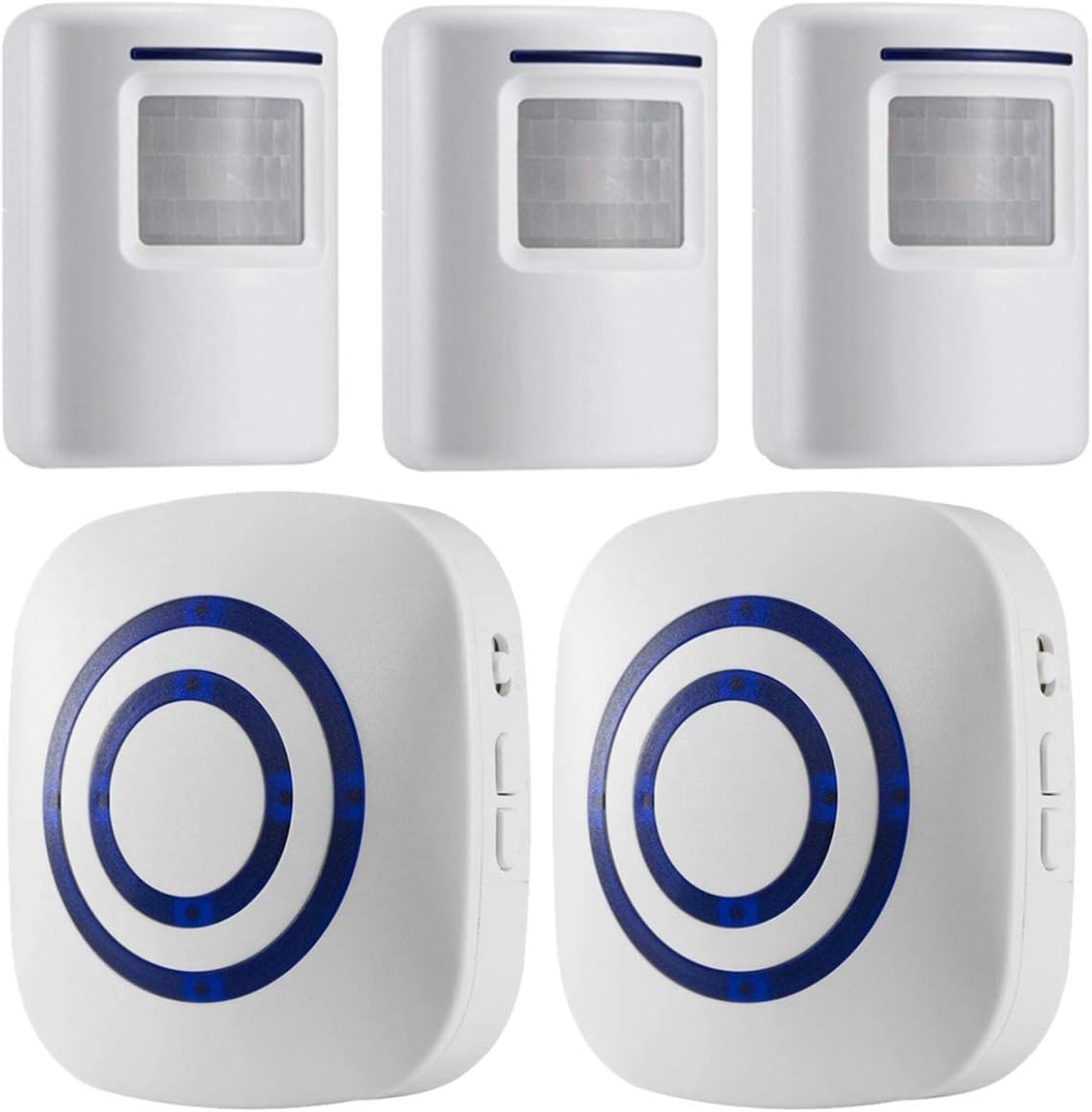 Fine Passage Alarm, Wireless Alarm System with Motion Sensor, Access Speed, Motion Bell with 38 Ringtones, Driveway Alarm