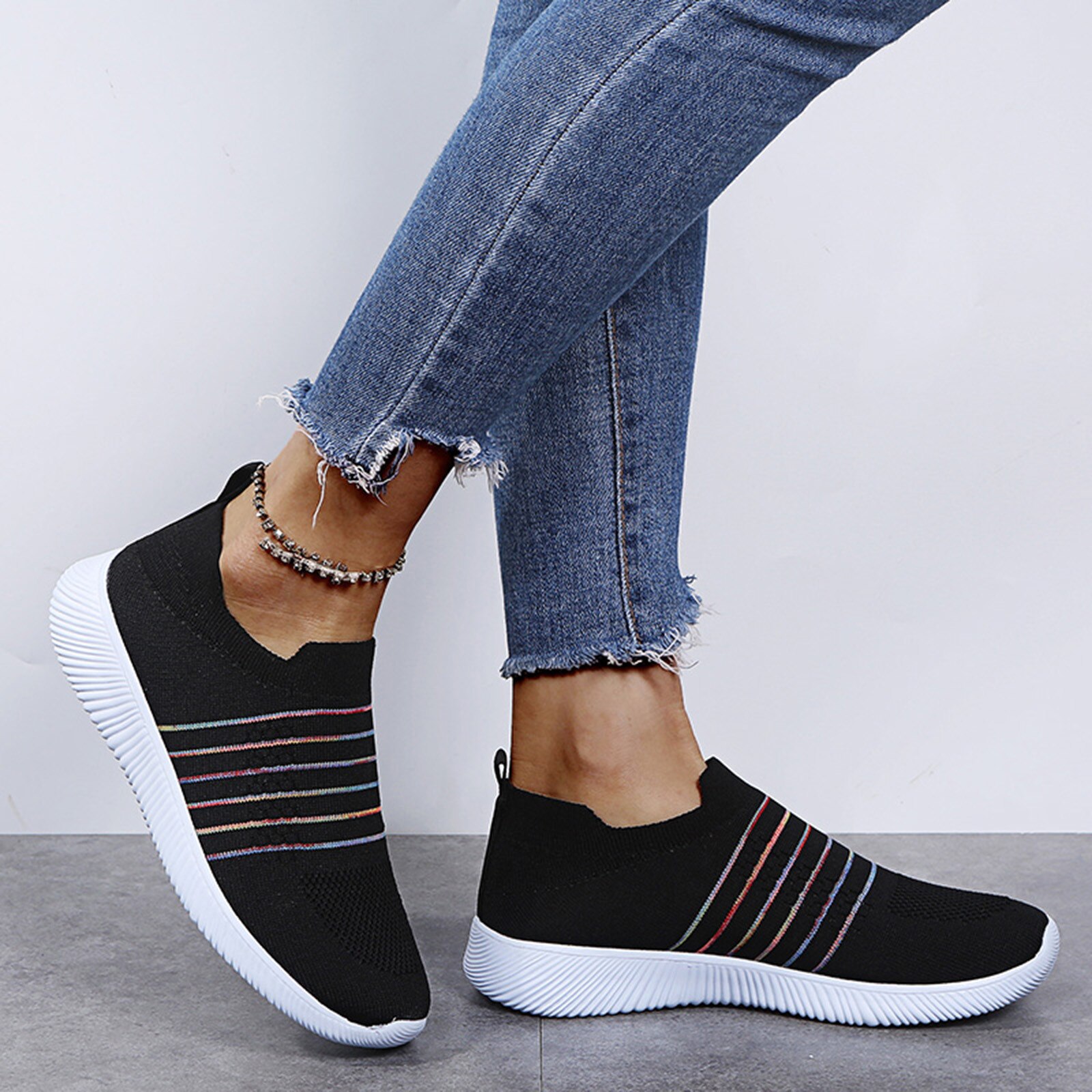 Licht Soft Sport Schoenen Vrouwen Mesh Ademend Tennis Schoenen Vrouwelijke Stabiliteit Tennis Sneakers Trainers Goedkope #3