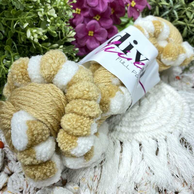 Pom Pom Fancy Hand Knitting Yarn,100 Pcs Pom Pom-(100 Gr)-(3,5 Mm)-(75 Mt)-Yarn Thickness:(1 Mm)-Acrylic-Thin-Blanket-Sweater-His-Scarf-Baby-Women-Girl-Made In Turkey: 3