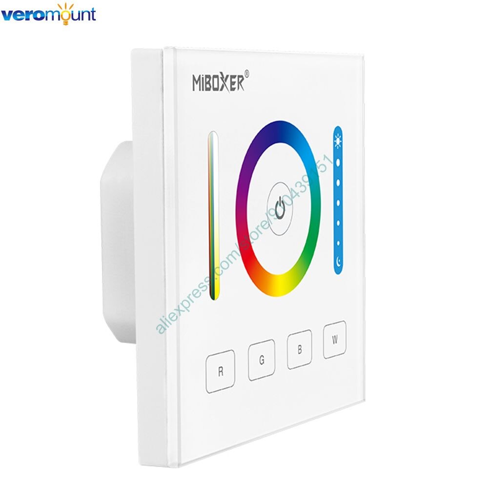 MiBoxer DP3 DALI 86 Touch Panel RGB+CCT Smart LED Dimming Controller 3 in 1 for RGB RGBW RGBCCT LED Strip MiBoxer DALI Downlight