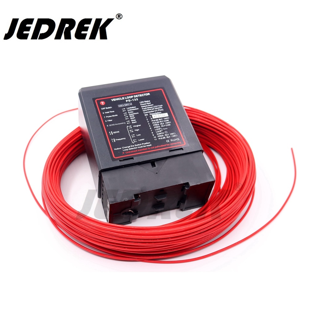 Metal Traffic Inductive Loop Vehicle Loop Detector Signal Control With 50m 1.0 Induction Coil Wire