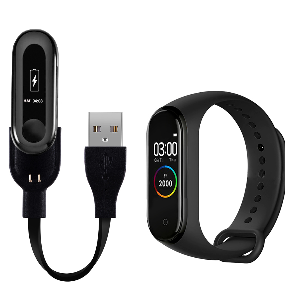 M4 smarte armbånd armbånd trykk/puls/søvn helsemonitor/skritteller vanntett sportsarmbånd fitness tracker